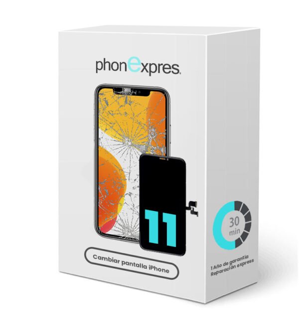 iPhone 11 caja reparación phonexpres 2021
