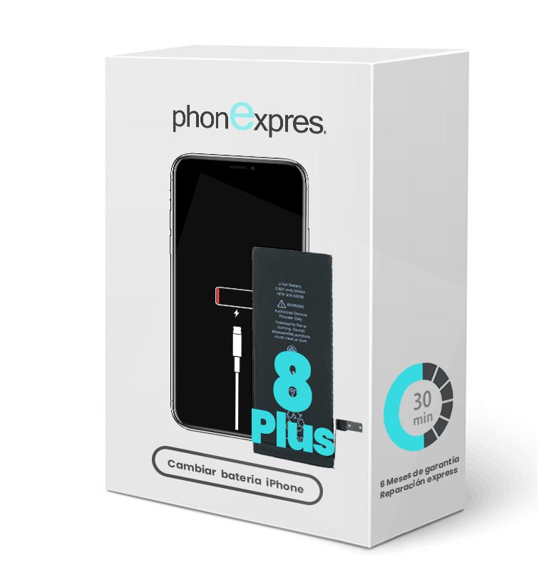 Sustitución de batería iPhone 8 Plus - phonexpres